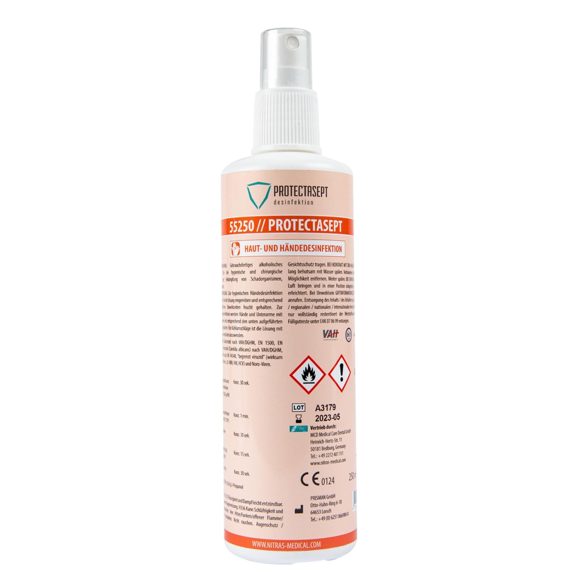 Disinfezione delle mani Nitras - 250ml