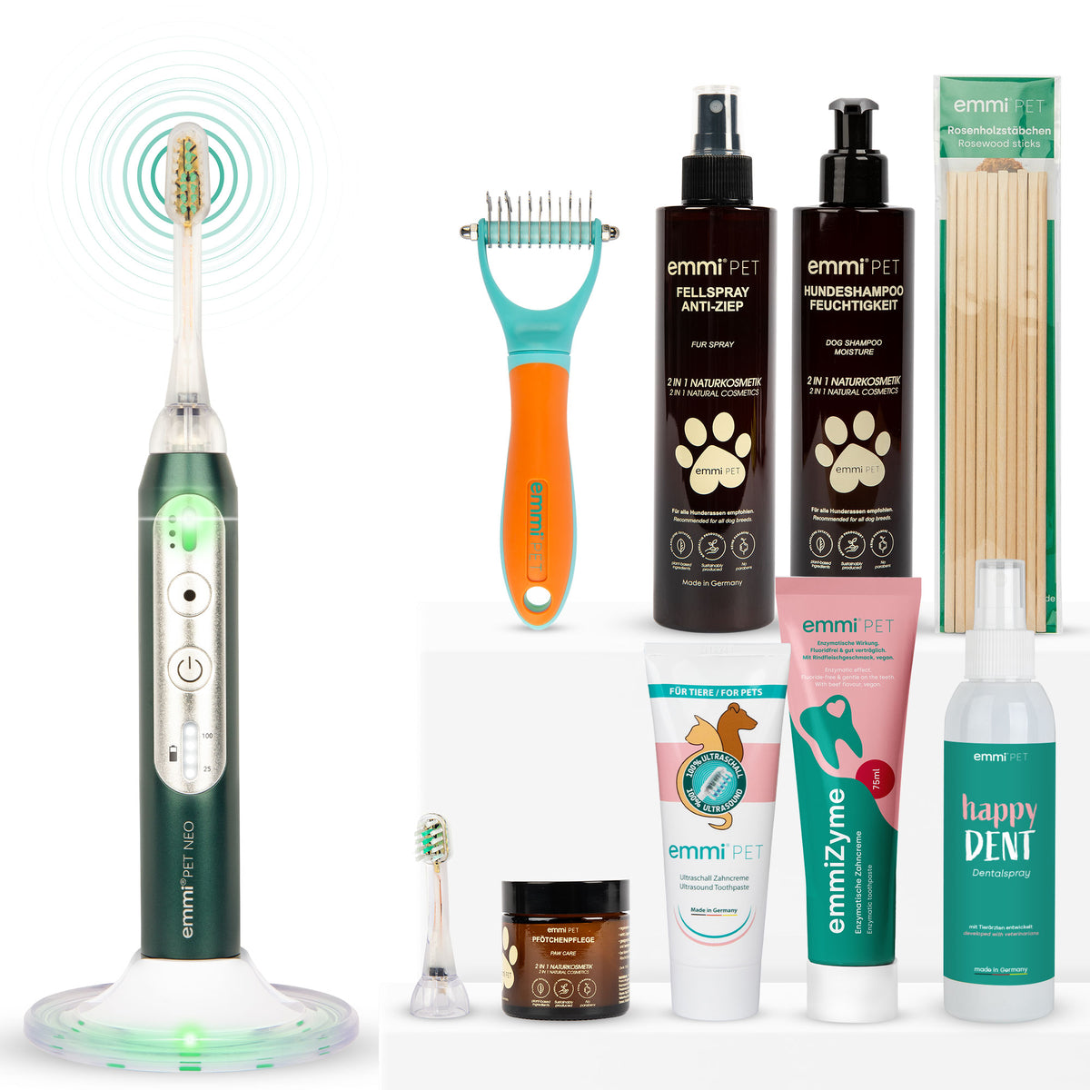 emmi-pet NEO Zahn- & Fellpflege Set