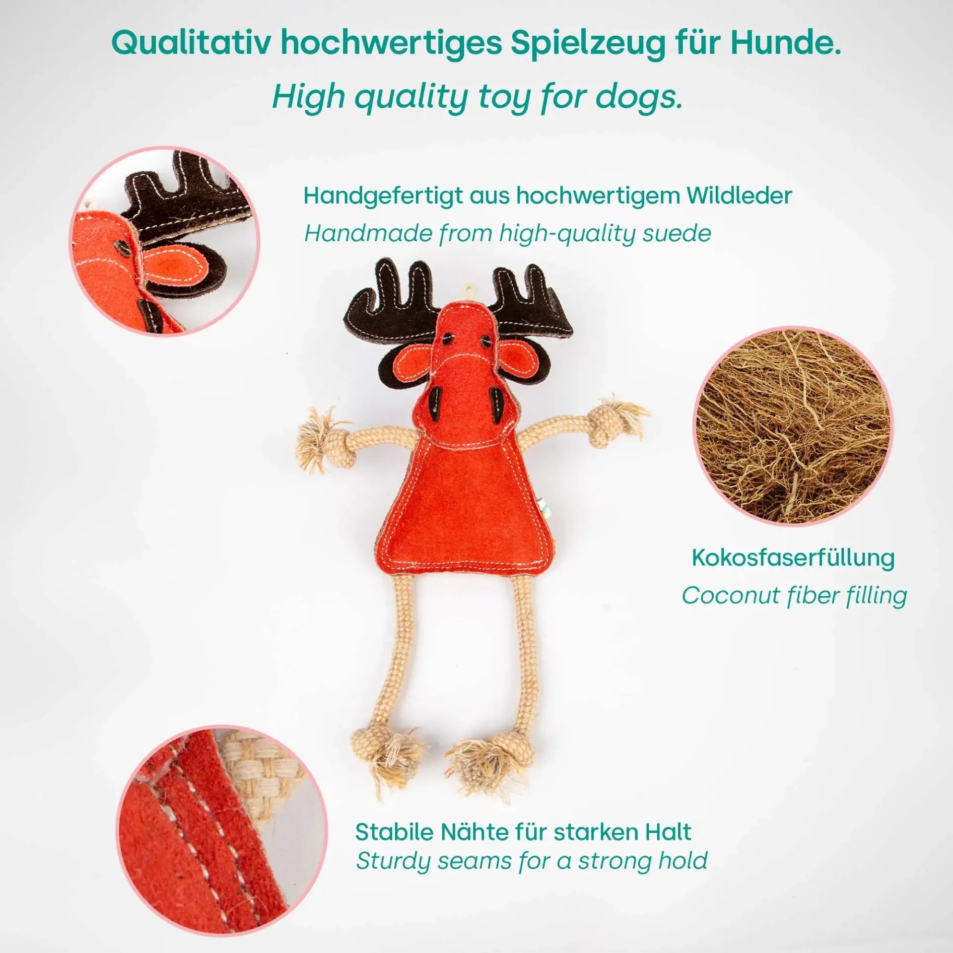 giocattolo da tiro renna di Natale