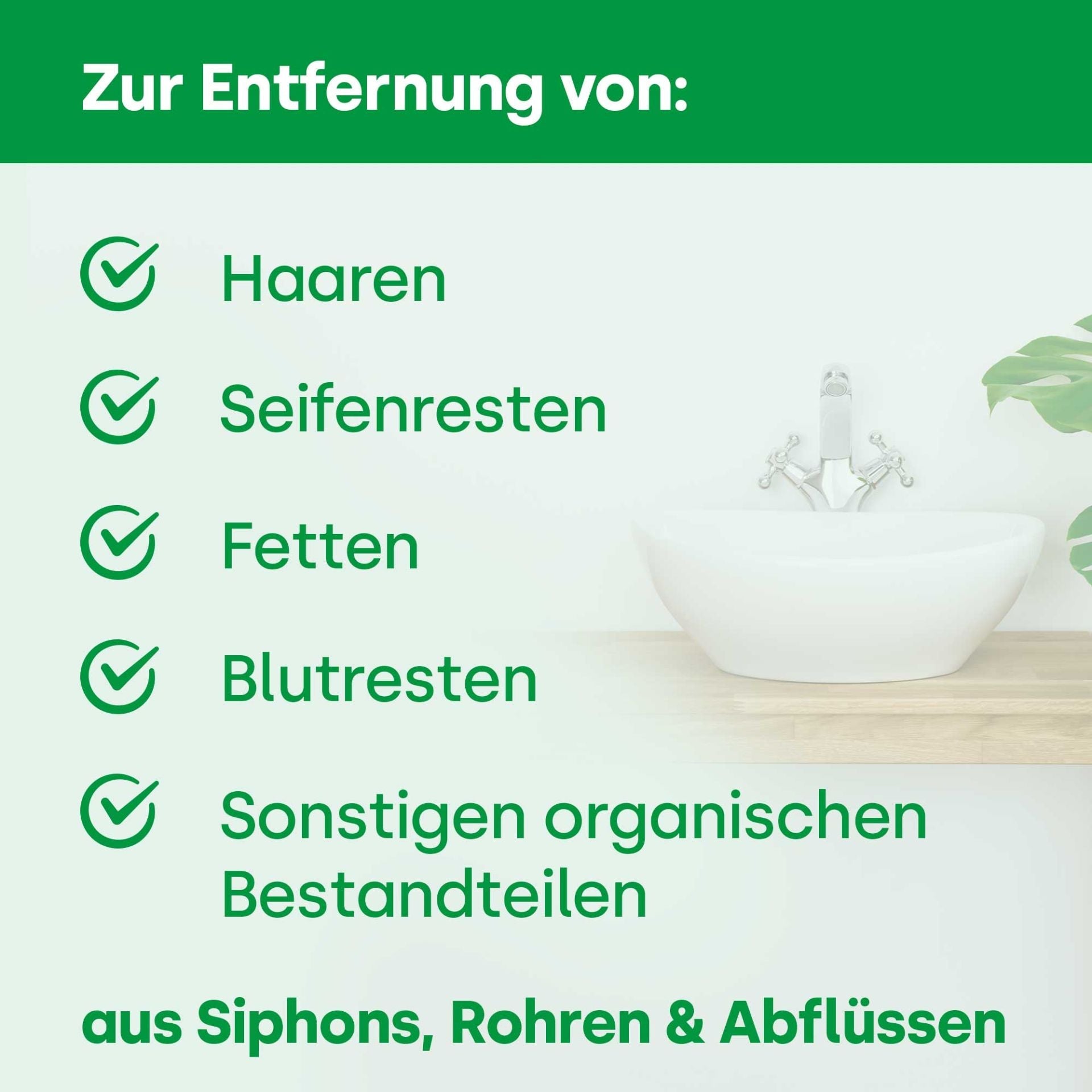 Déboucheur de canalisations Haar-Weg 1000 ml