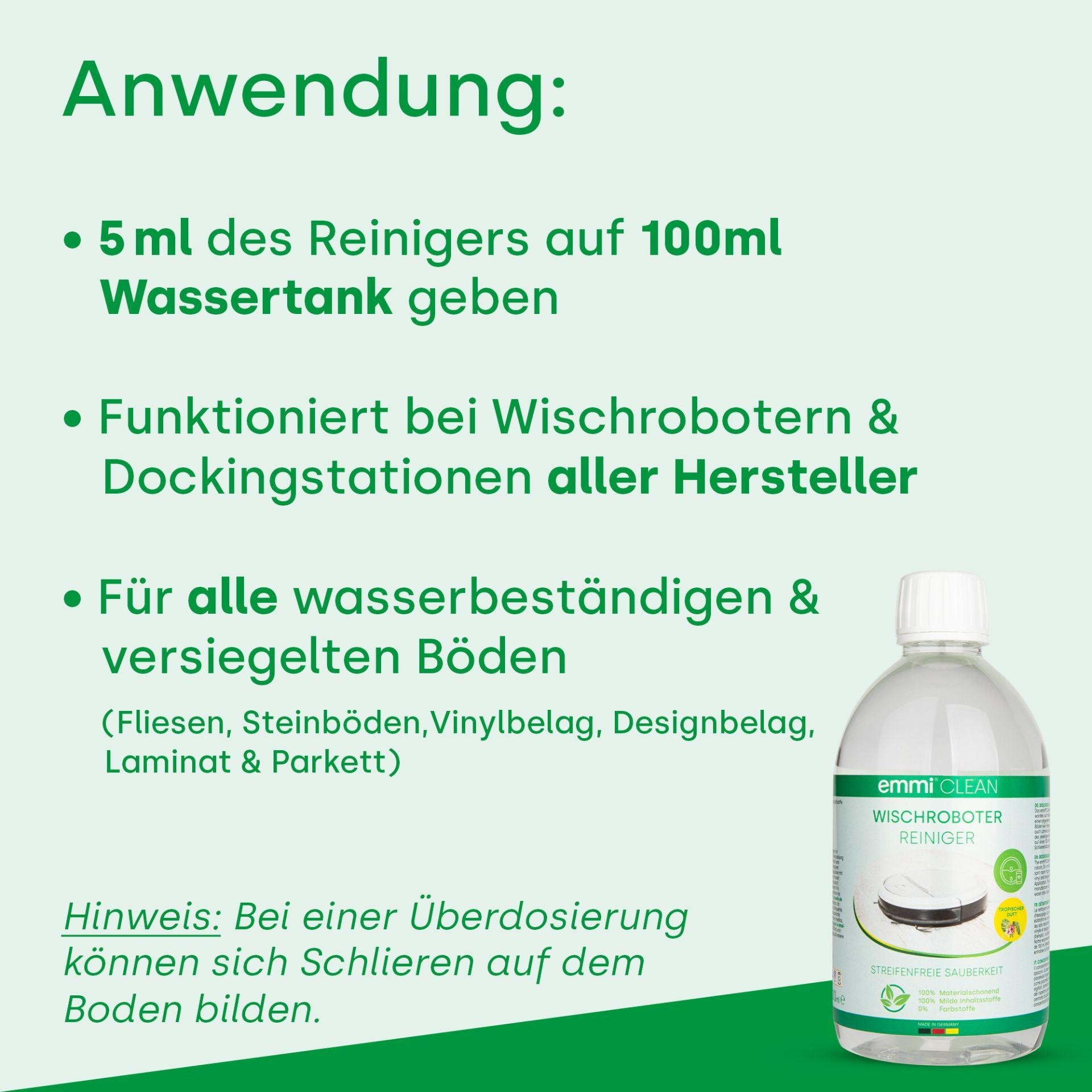 Robot aspirador fregona 500ml