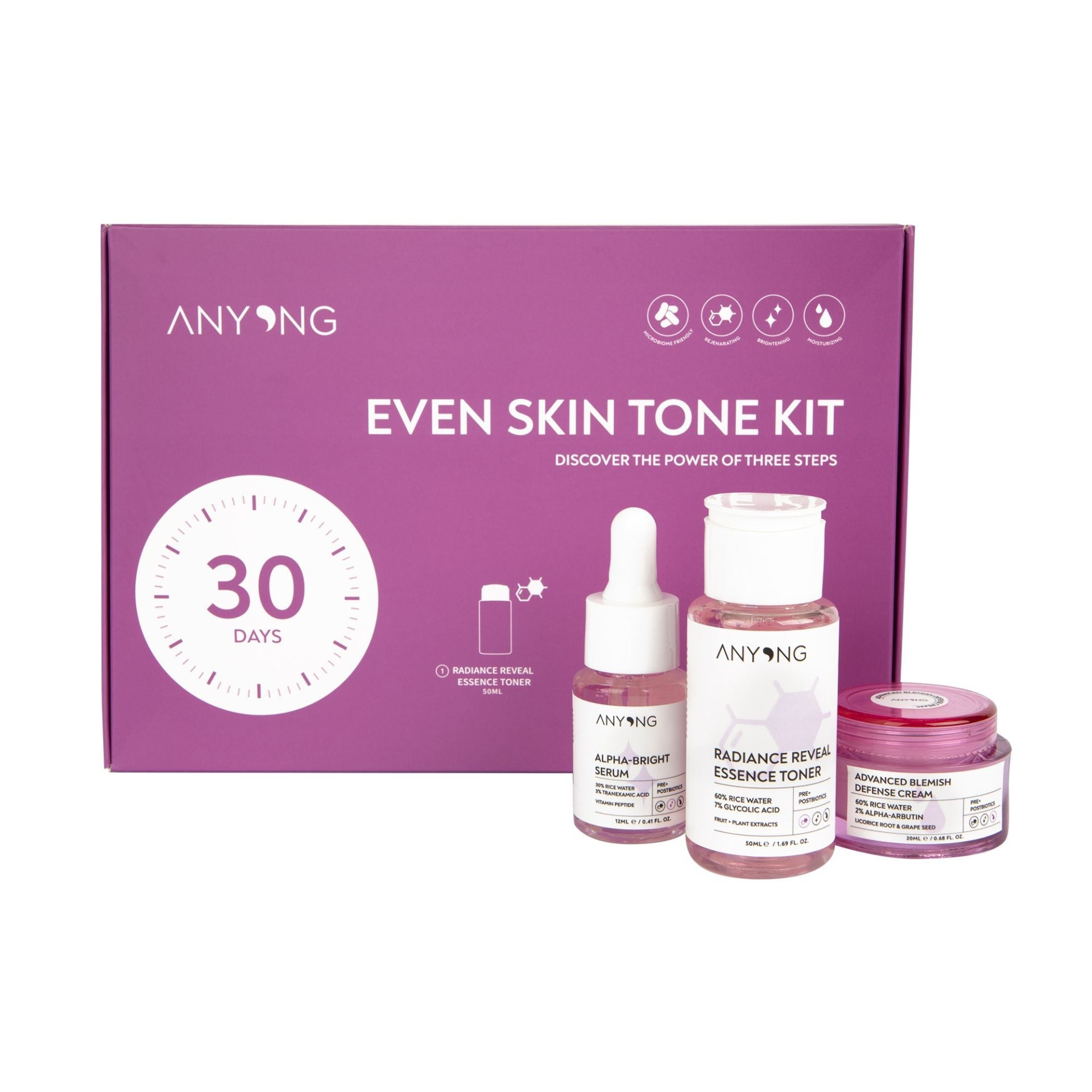 Coffret Sérum Visage KIT TEINT UNIFIÉ 30 jours