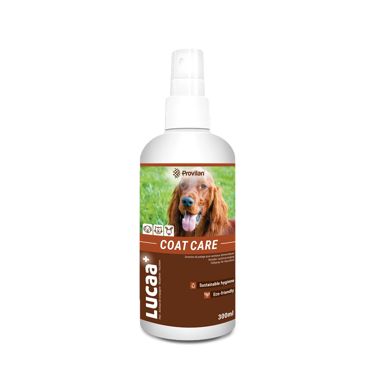 Lucaa+ Spray per il pelo per animali domestici 300ml