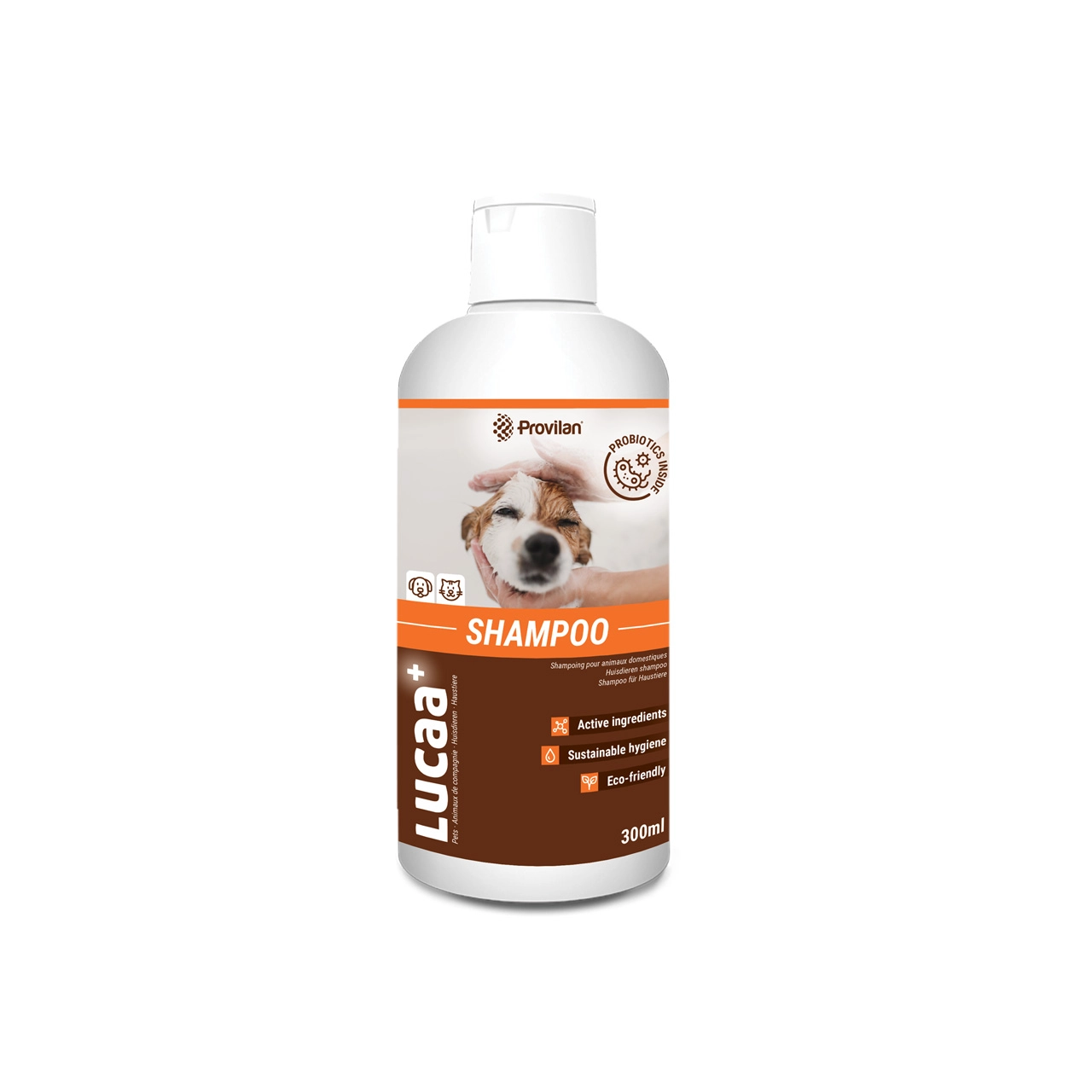 Lucaa+ Shampoo biologico per animali domestici 300ml